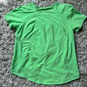 lululemon athletica Vibrant Green Short Sleeve Top
